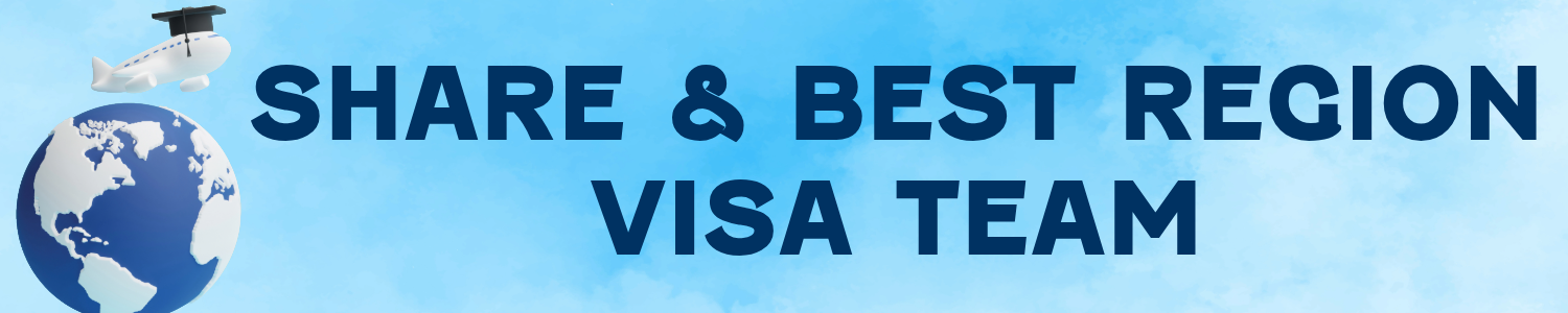 SHARE AND BEST REGION VISA TEAM